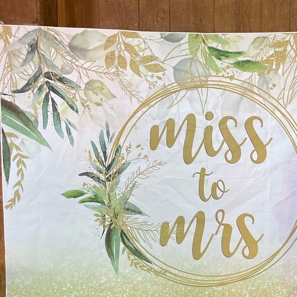 Miss to Mrs backdrop for Bridal Shower - Picture 8 of 8